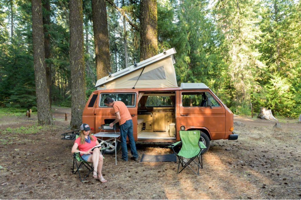 campervan rental, camper van essentials, renting camper van Portland, Oregon